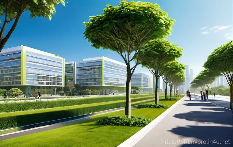 환경보호 관련 산업 네트워크 구축 - **Prompt 2: "A clean, bright, and state-of-the-art circular economy facility, resembling an innovati...
