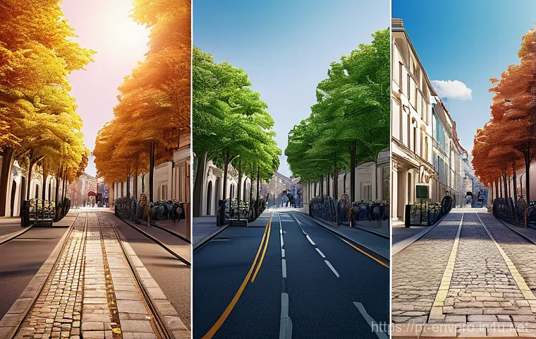 환경보호 기술과 혁신 사례 - Here are three detailed image generation prompts in English, designed to adhere to the specified gui...