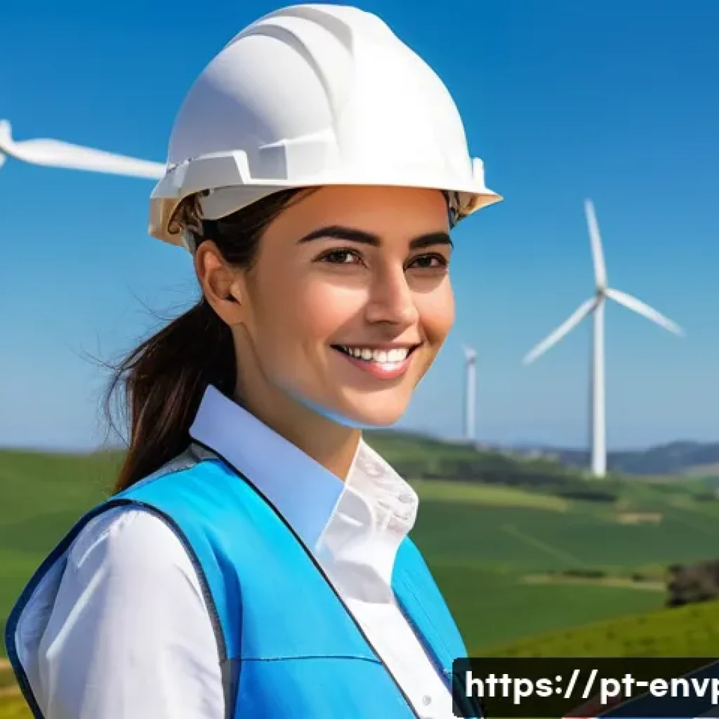 환경보호 직무와 국제협력 사례 - **Prompt 1: Renewable Energy Innovation in Portugal**
"An inspiring and highly detailed image fe...