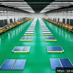 Home 18 환경보호 관련 기업 리포트 작성 - A modern Brazilian industrial facility focused on sustainability, showcasing advanced clean technolo...